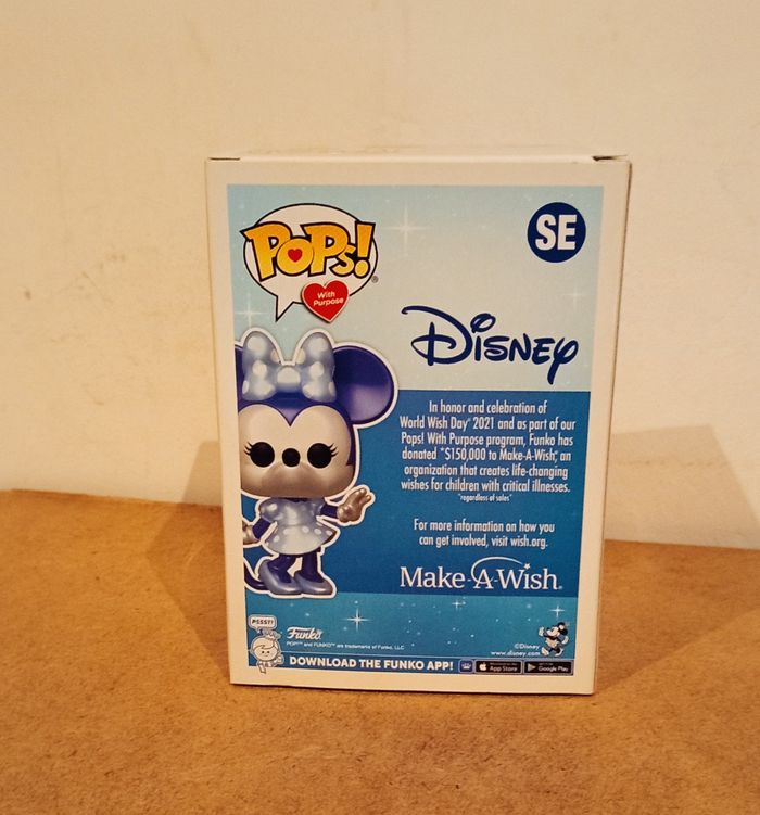 Funko Pop Disney - Make a wish - Minnie Mouse argentée - photo numéro 3
