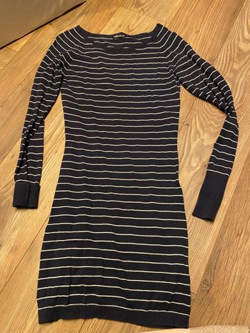 Robe pull rayée bleu/blanc Influx 34/36