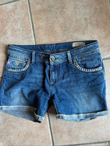 Short jean bleu Kaporal Taille 39 L