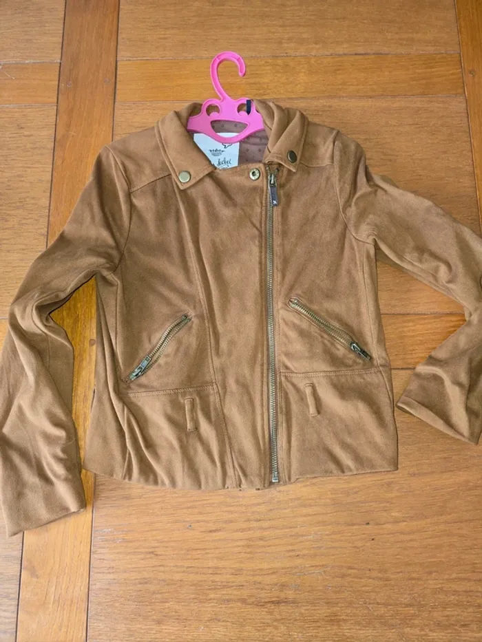 Veste maron daim