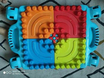 Méga bloks table d'apprentissage