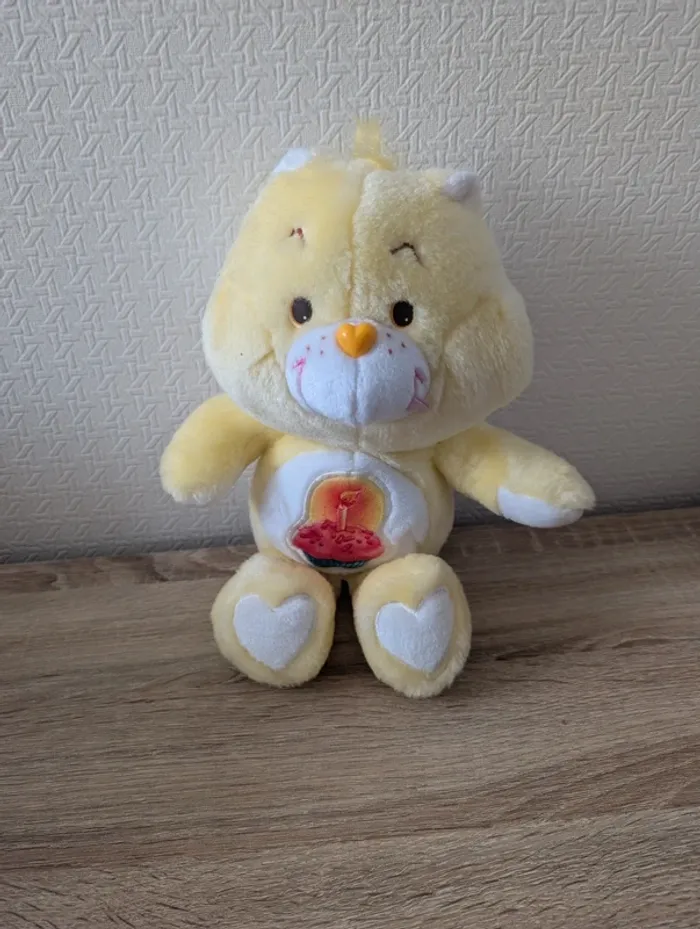 Peluche Bisounours Gros gâteau - Vintage