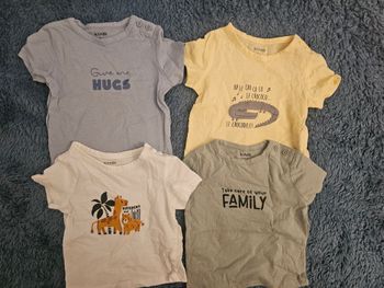 Lot de t-shirt pour bébé garçon 3mois/62cm