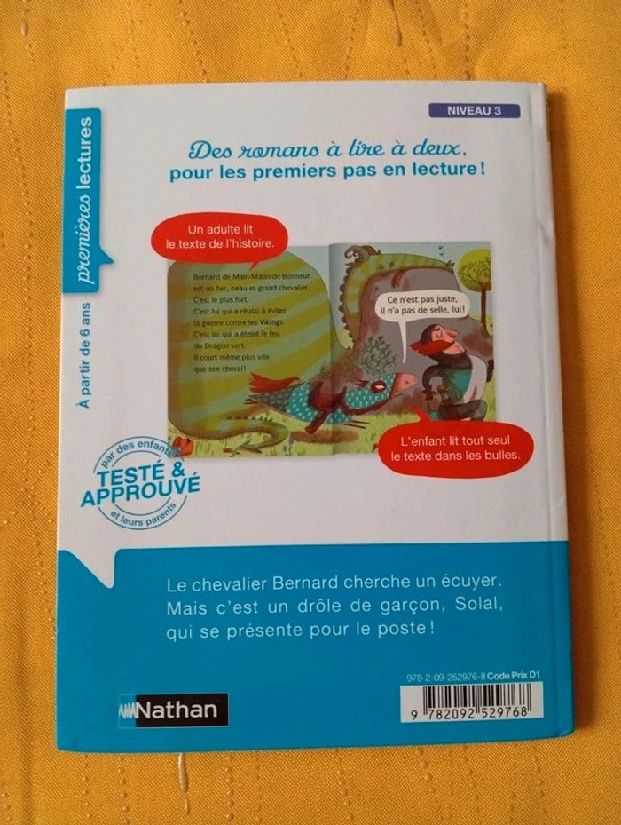 Lot de 2 livres comme neuf sur le thème de la chevalerie - photo numéro 3