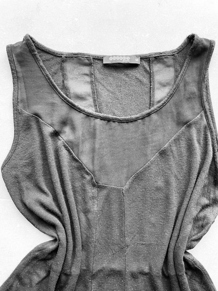 TEE shirt débardeur été semi transparent - photo numéro 4