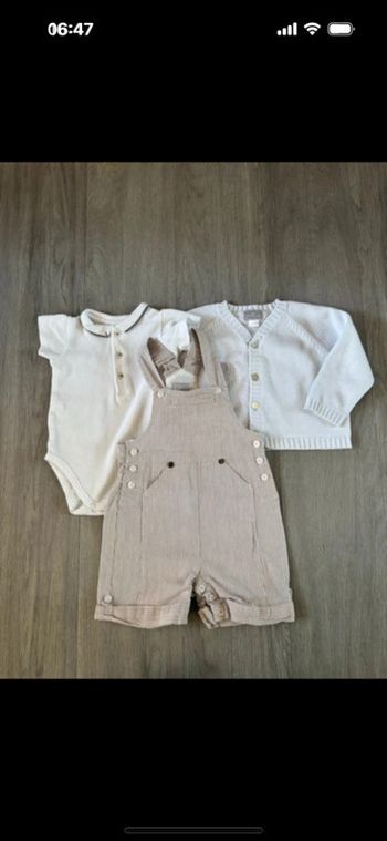 Ensemble taille 9 mois