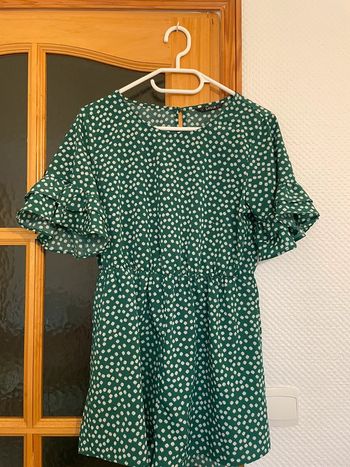 Combi short fleurie