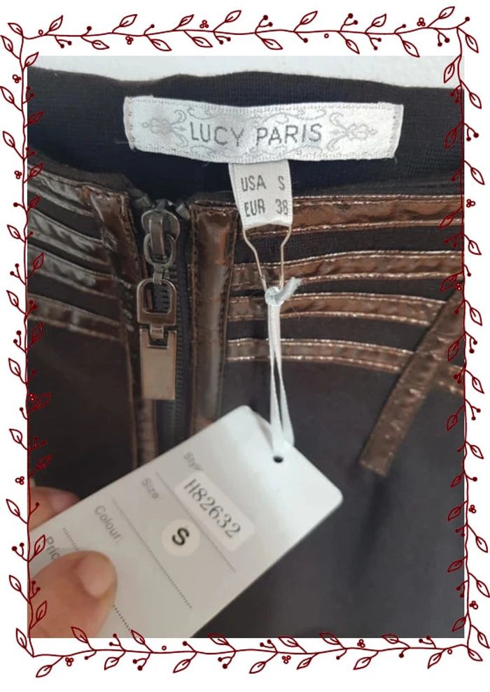 Sublime Jupe Chocolat taille S - photo numéro 5