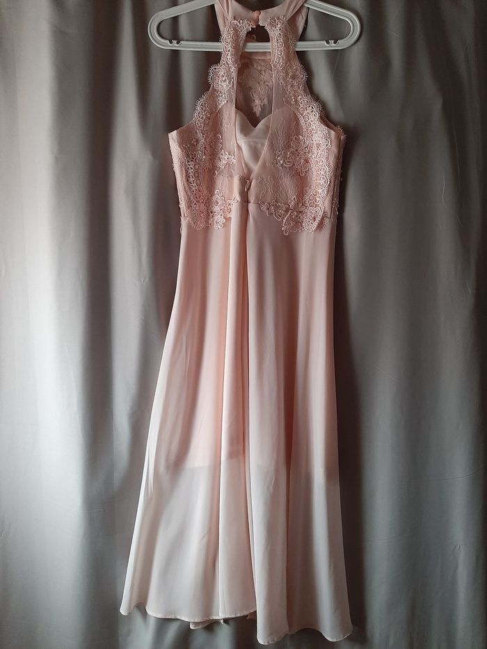 Robe fête cérémonie en dentelle et perle flower by charm's Paris - photo numéro 2