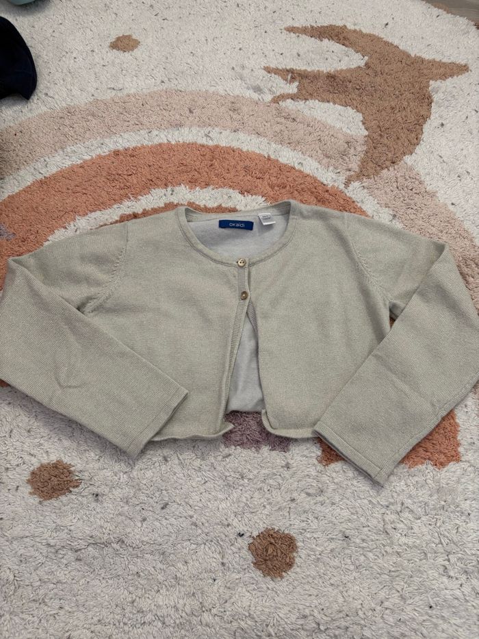 Boléro beige doré 8 ans Okaïdi - photo numéro 4