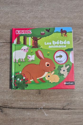 Livre Kididoc Les bébés animaux 