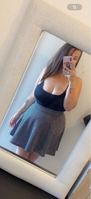Jupe à pois 