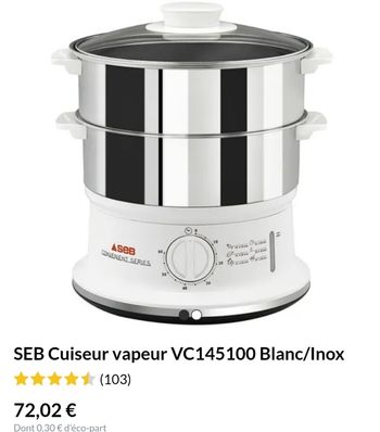 Cuiseur vapeur Seb