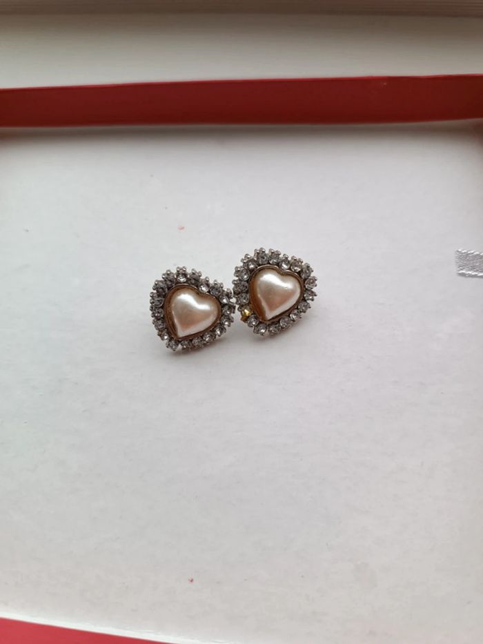 Parure boucles d oreilles et collier perles et corail - photo numéro 7