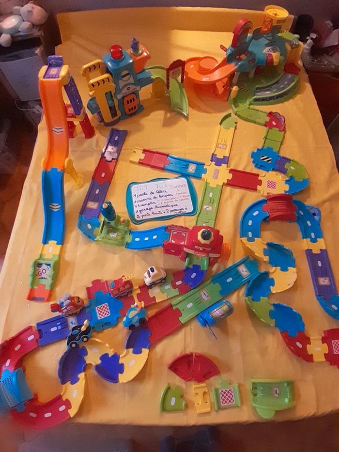 Énorme Lot / ensemble de Tut Tut Bolide Vtech Avec 5 Bolides - photo numéro 2