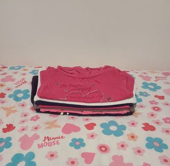 Lot de pull fin / tee-shirt manche longue 6 mois fille