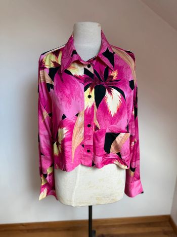 Superbe chemise ou veste legere neuve en viscose coloré H&M 🌸 42 XL