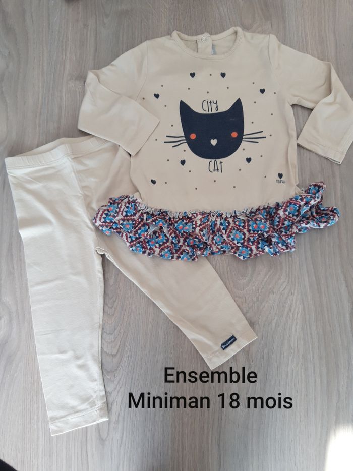 Ensemble Miniman 18 mois