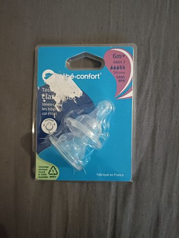 Tétine biberon 6 mois