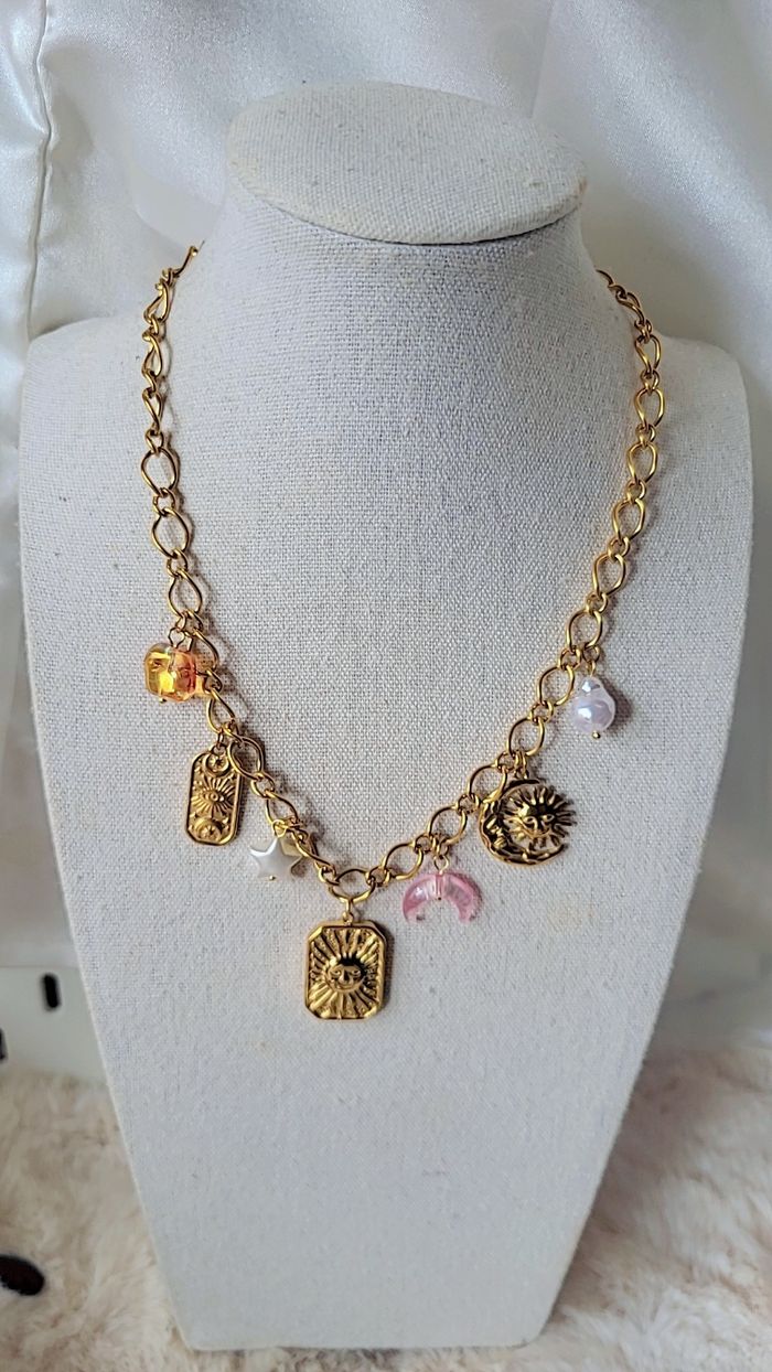 Collier breloque acier inoxydable - photo numéro 2