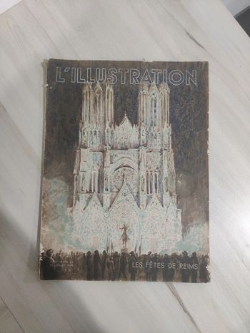 Livre L'illustration Fêtes de Reims juillet 1938