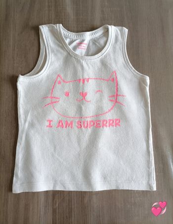 Débardeur chat Primark 98 cm