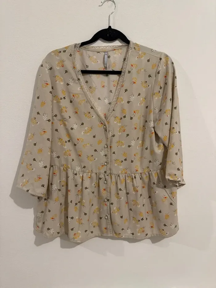 Blouse fleurie