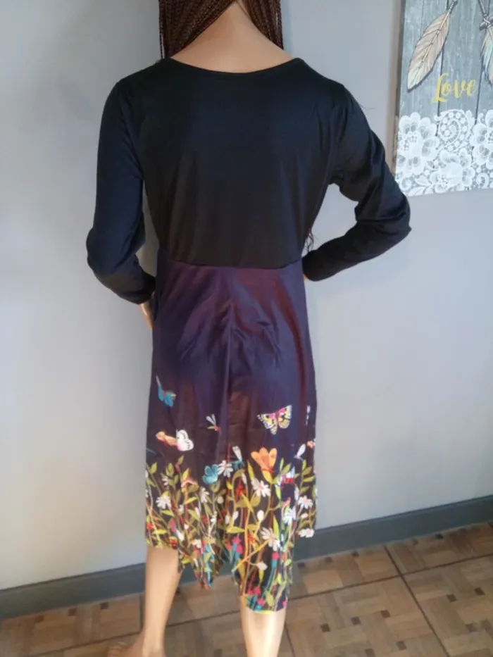 Robe midi Shein (neuf, noir), L / 40 / 12 - photo numéro 5