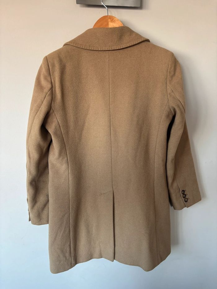 Manteau beige Sandro 38 avec cachemire - photo numéro 13