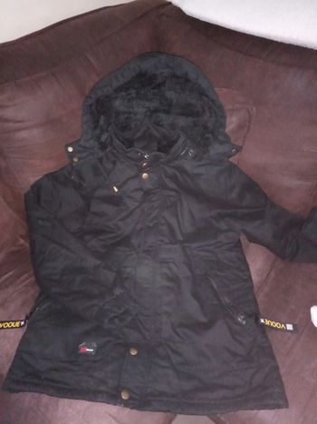 Manteau Noir à capuche pour Hommes Taille XXL (Bien chaud) - Neuf