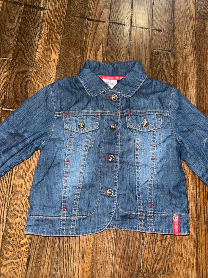 Veste en jeans chipie  24 mois - photo numéro 2