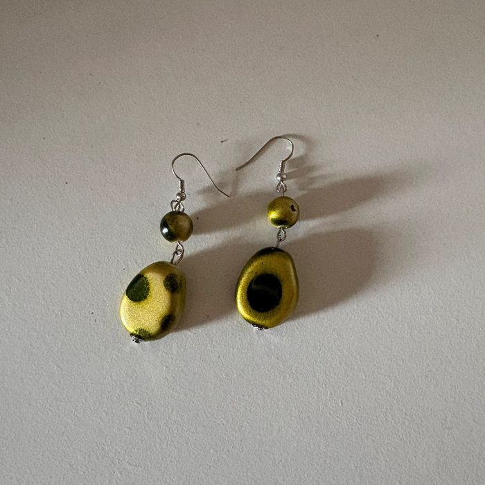 Boucles d’oreilles • doré & noir 🌿