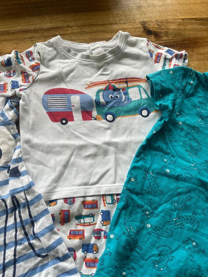 Lot de 3 barboteuses dpam 18 mois - photo numéro 3