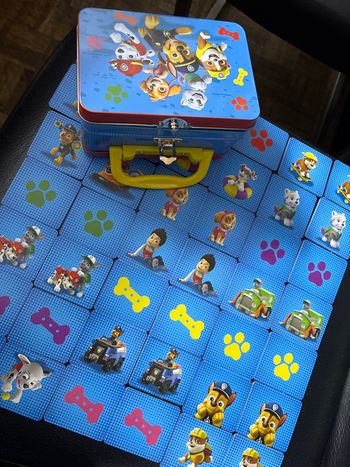 Jeu de mémo  paw patrol. 