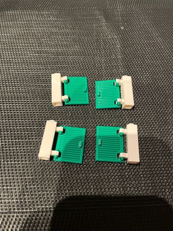 Lego lot volets verts avec supports officiel pièces détachées caserne city
