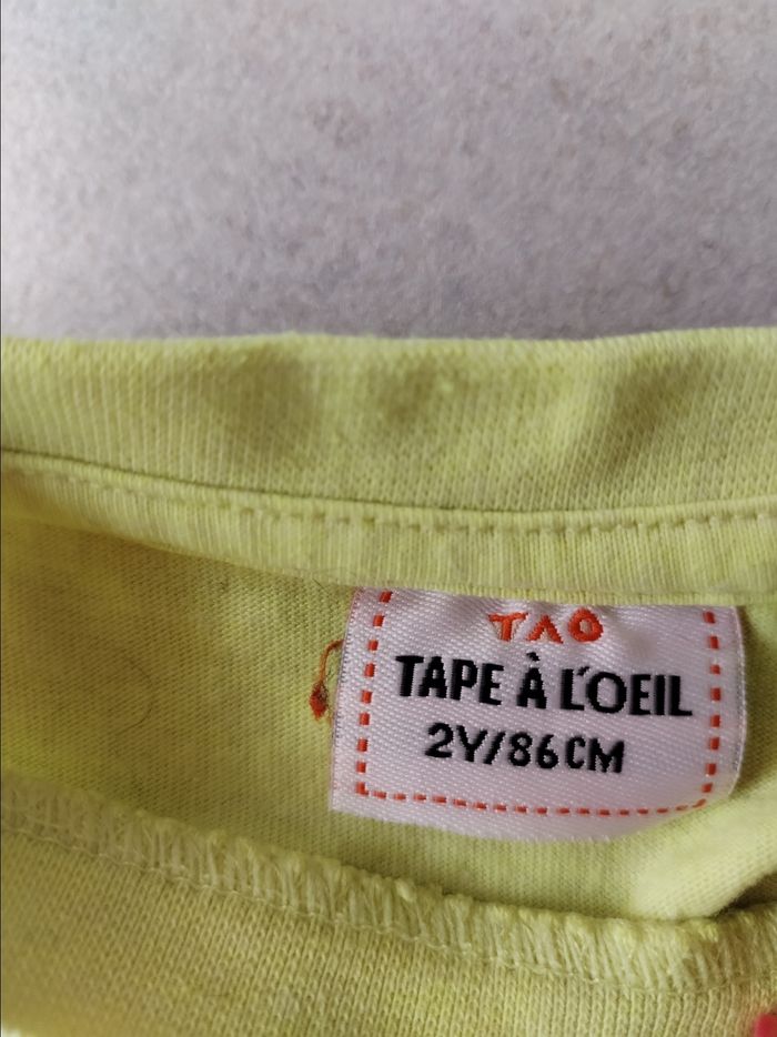 Tee-shirt Tape à l'oeil, taille 2 ans - photo numéro 3