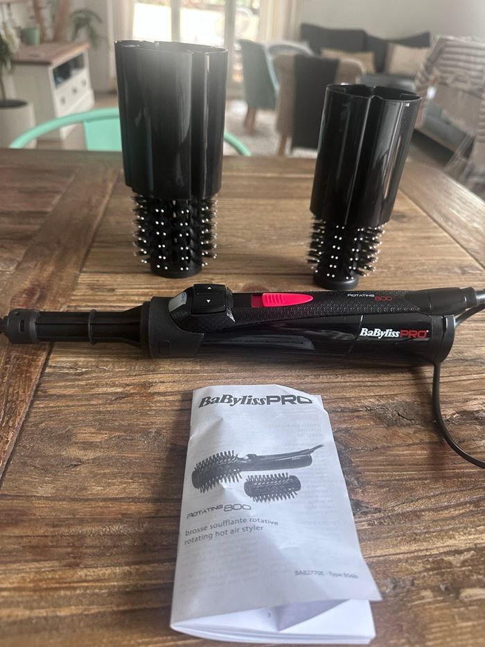 Brosse soufflante rotative Babyliss ROTATING 800 - 2 têtes et notices - photo numéro 5