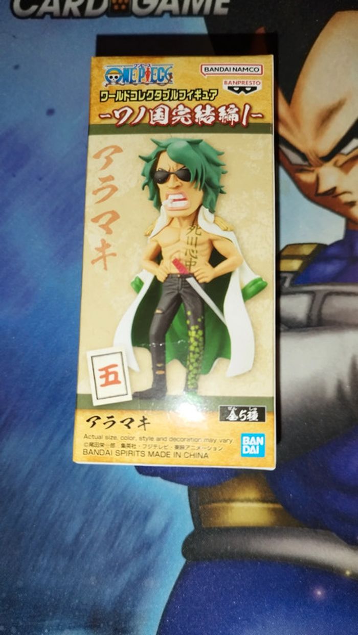 Figurine One Piece WCF World Collectable Figure Amiral Aramaki Ryokugyu Wano kuni marine