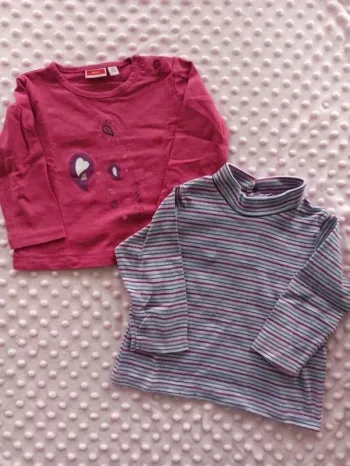 Lot 2 t-shirts 9 mois