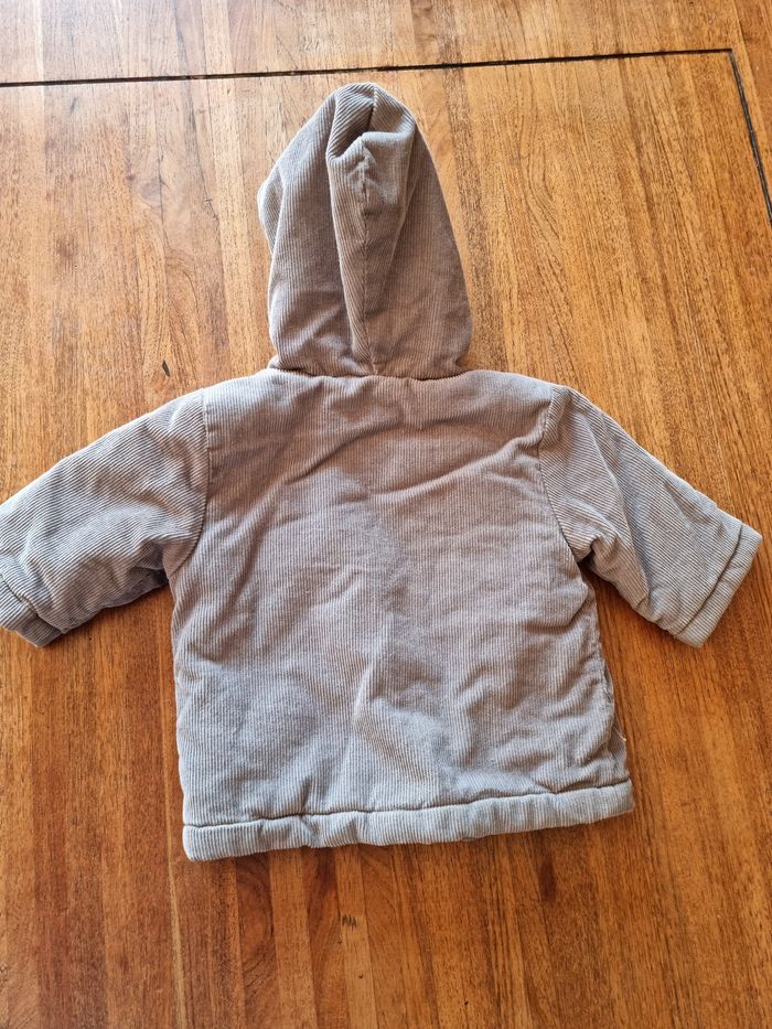 Manteau gris 3 mois - photo numéro 2