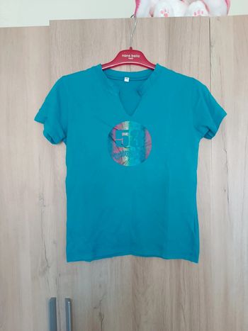 T-shirt bleu taille 36 femme