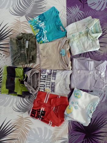 Lot de 9 vêtements été garçon 23 mois / 2 ans