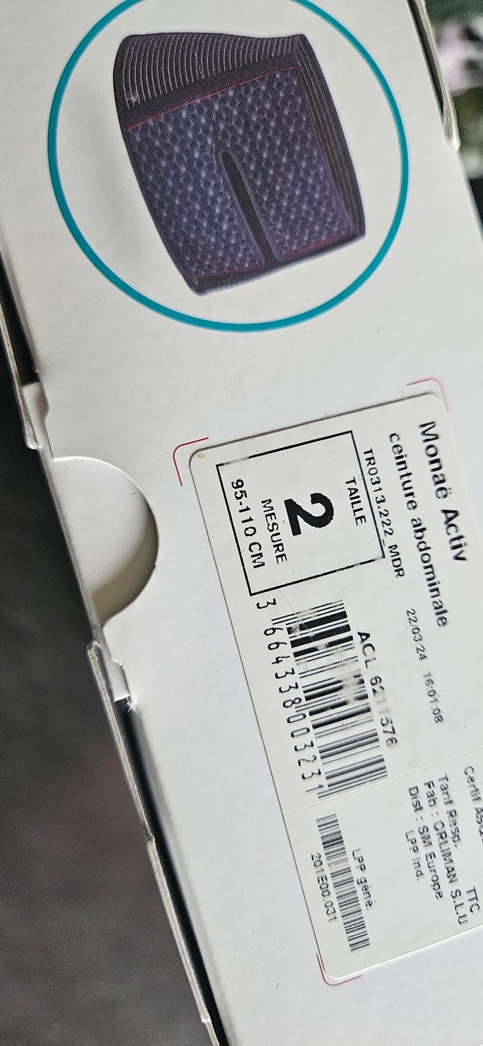 Ceinture de maitien - photo numéro 2