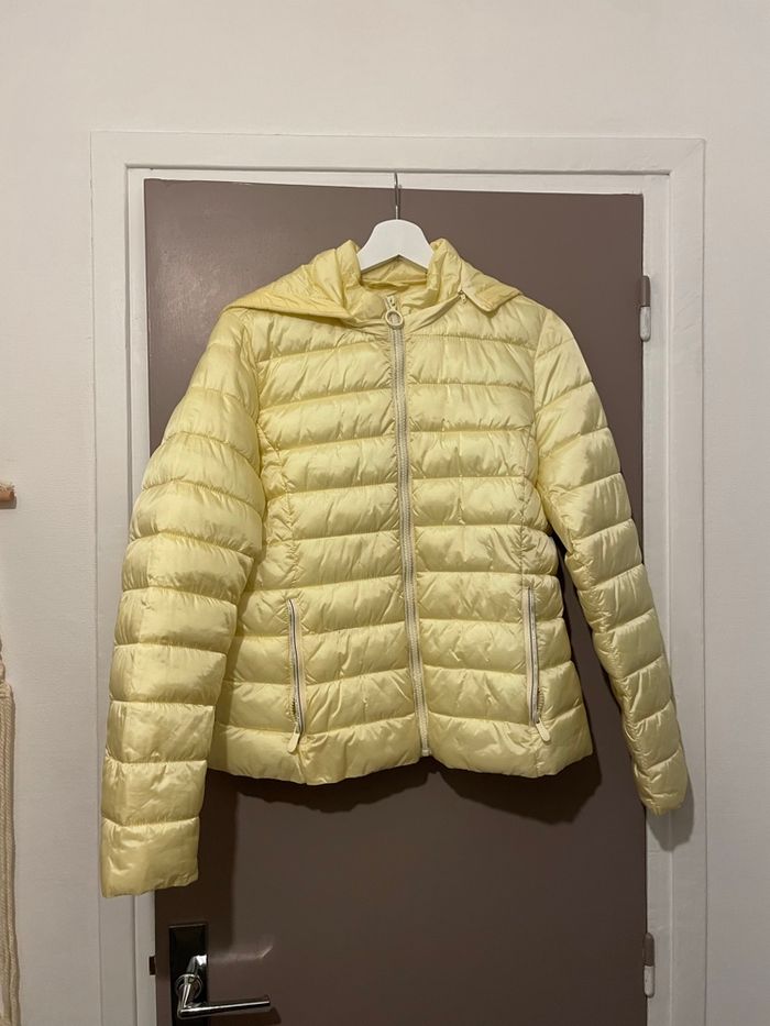 Doudoune jaune