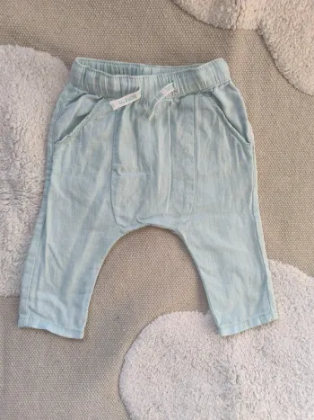 👖 Sarouel turquoise clair – Taille 6 mois – Tape à l’œil