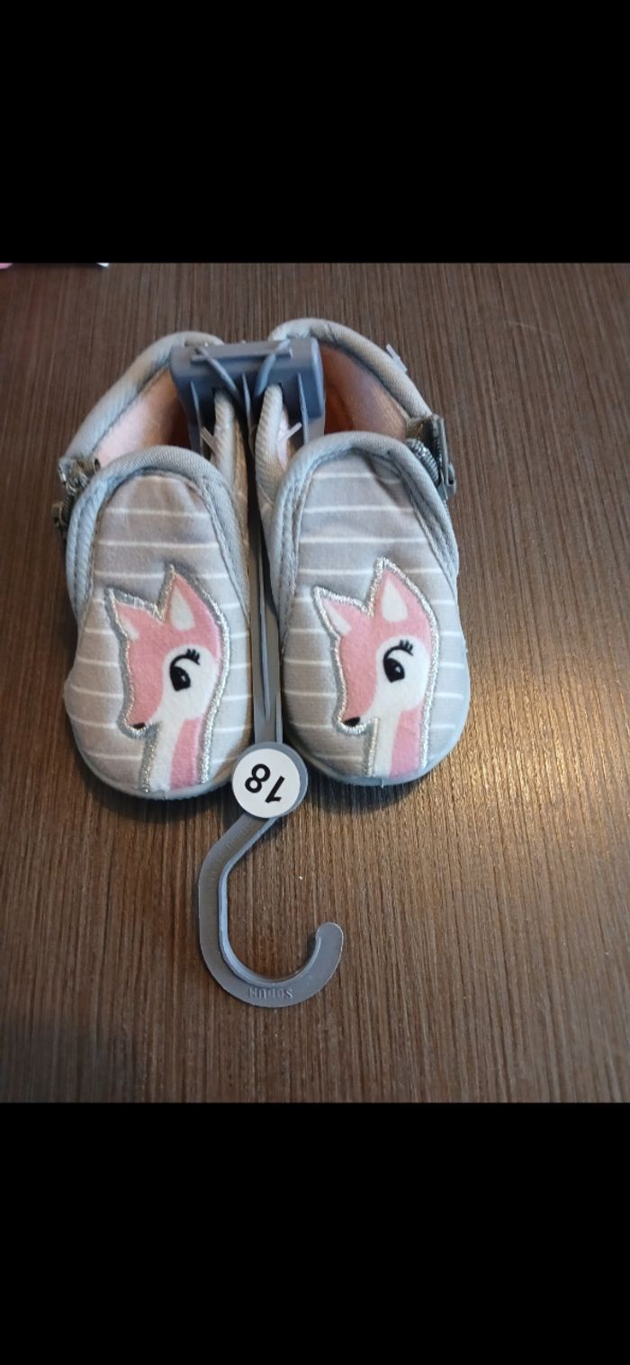 Chaussons fille bambi 18