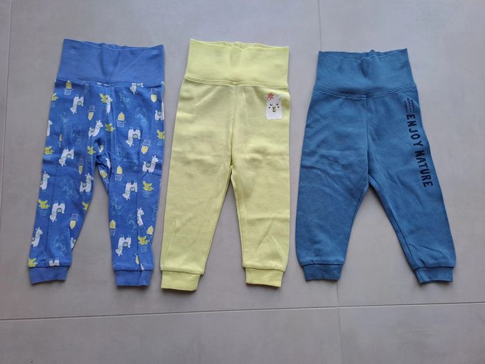 Lot de 3 leggings coton 6-12M Lupilu - TBE
