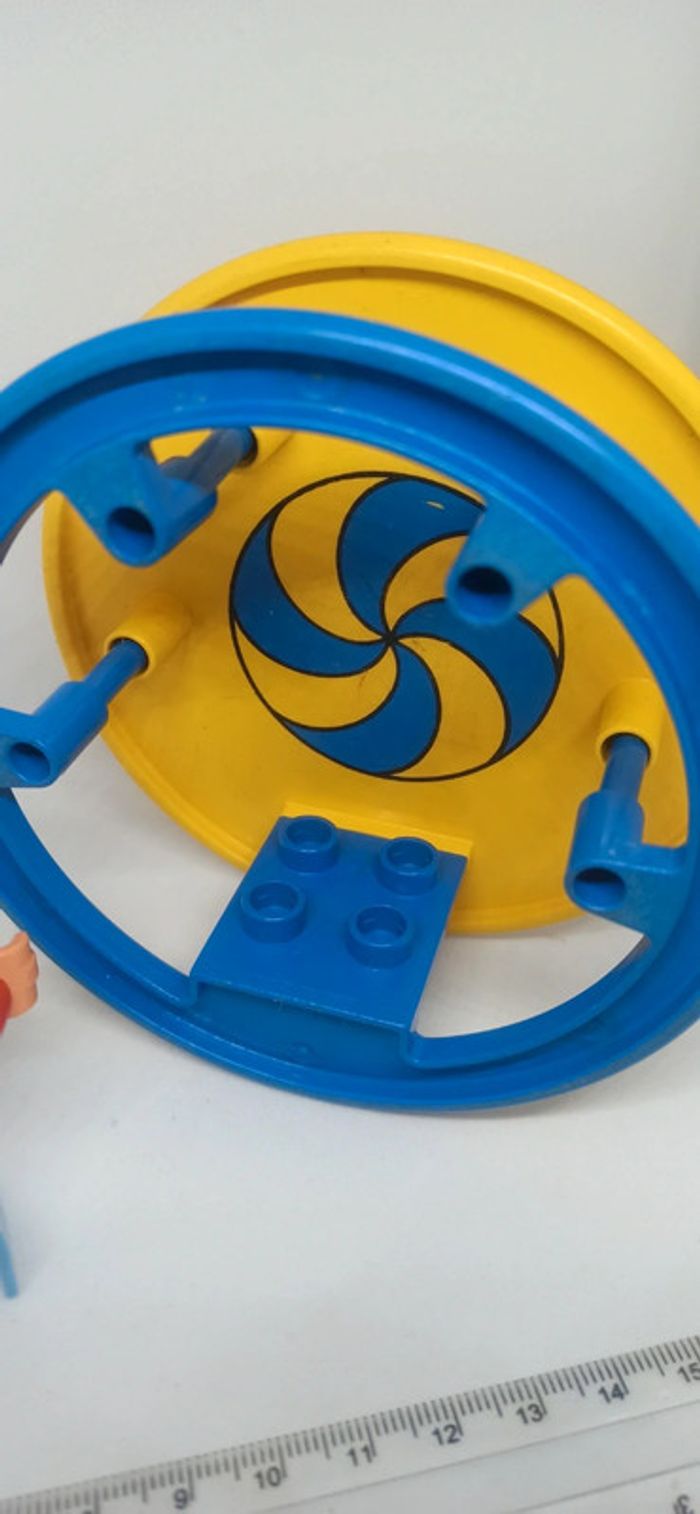 Roue vintage avec clown lego duplo - photo numéro 4