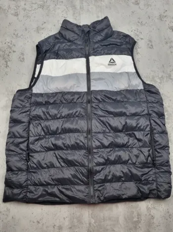 Doudoune sans manches Reebok noire XXL Homme (mesures en photos)