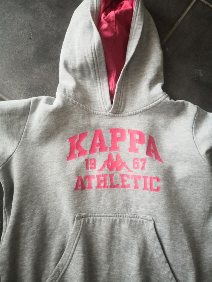 Pull kappa à capuche 10 ans - photo numéro 2
